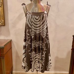 Dress Hugo Boss free flowing spaghetti stripes